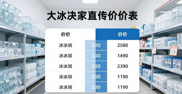 大冰块批发厂家怎么选？惠山直供渠道靠谱吗