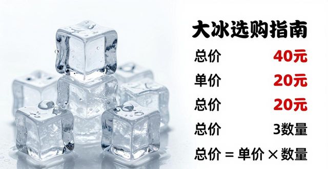 大冰块价格到底怎么算？惠山冰块选购指南